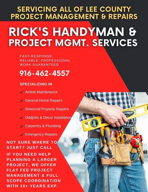 handyman telephone number